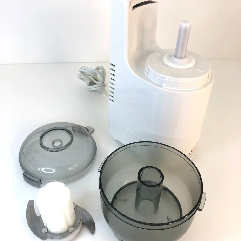 Vintage Sunbeam Oskar Jr. Chopper Plus Mini Food Processor Model 14131